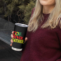 Dope Black Father Tumbler Cup Proud Black Father Gift