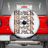 Father Leader Provider Protector King Spare Tire Cover Proud Black Dad Gift