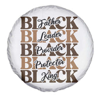 Father Leader Provider Protector King Spare Tire Cover Proud Black Dad Gift