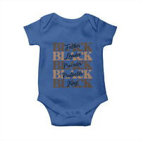 Father Leader Provider Protector King Baby Onesie Proud Black Dad Gift