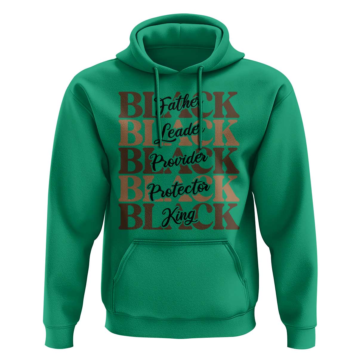 Father Leader Provider Protector King Hoodie Proud Black Dad Gift