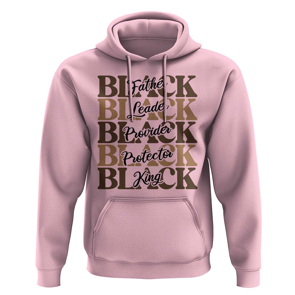 Father Leader Provider Protector King Hoodie Proud Black Dad Gift