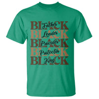 Father Leader Provider Protector King T Shirt Proud Black Dad Gift