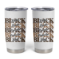 Father Leader Provider Protector King Tumbler Cup Proud Black Dad Gift