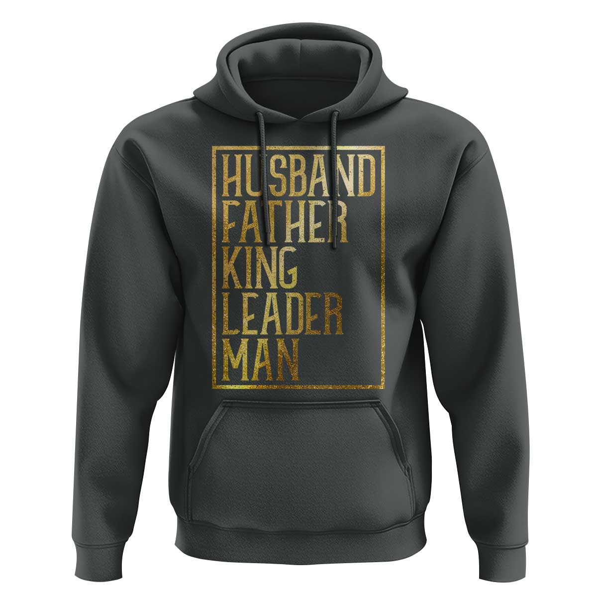 Husband Father King Leader Man Hoodie Proud Black Dad Gift