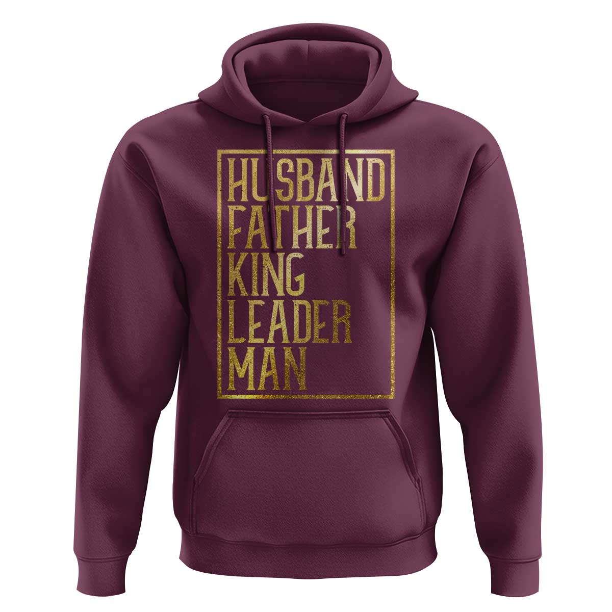 Husband Father King Leader Man Hoodie Proud Black Dad Gift