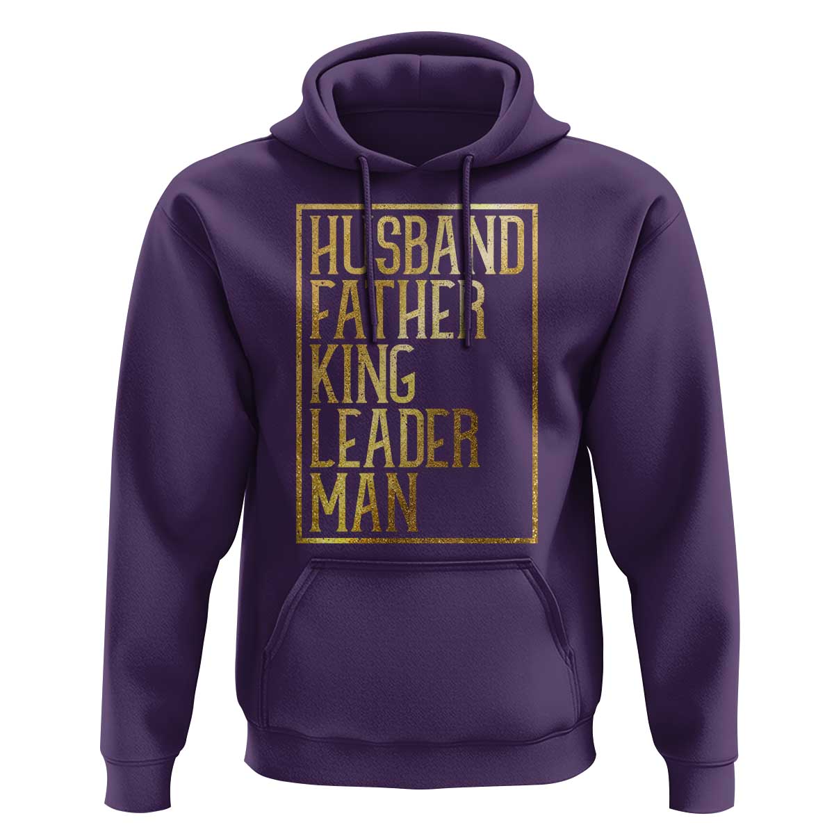 Husband Father King Leader Man Hoodie Proud Black Dad Gift