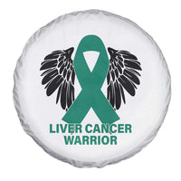 Liver Cancer Angel Warrior Wings Spare Tire Cover Green Ribbon Awareness Support Gift