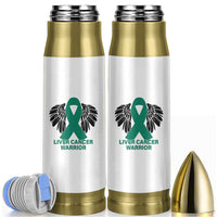 Liver Cancer Angel Warrior Wings Bullet Tumbler Green Ribbon Awareness Support Gift
