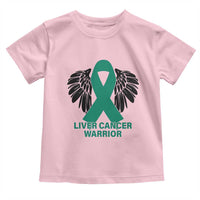 Liver Cancer Angel Warrior Wings Toddler T Shirt Green Ribbon Awareness Support Gift
