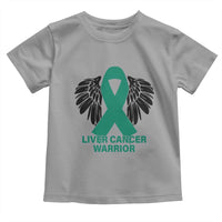 Liver Cancer Angel Warrior Wings Toddler T Shirt Green Ribbon Awareness Support Gift