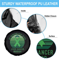 All Warriors Have Scars Liver Cancer Spare Tire Cover Green Ribbon Survivor Fighter Gift
