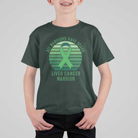 All Warriors Have Scars Liver Cancer T Shirt For Kid Green Ribbon Survivor Fighter Gift