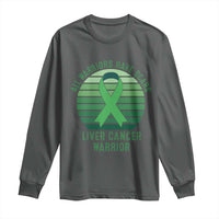 All Warriors Have Scars Liver Cancer Long Sleeve Shirt Green Ribbon Survivor Fighter Gift