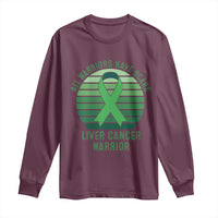 All Warriors Have Scars Liver Cancer Long Sleeve Shirt Green Ribbon Survivor Fighter Gift