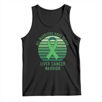 All Warriors Have Scars Liver Cancer Tank Top Green Ribbon Survivor Fighter Gift