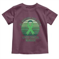All Warriors Have Scars Liver Cancer Toddler T Shirt Green Ribbon Survivor Fighter Gift