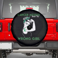 Liver Cancer Warrior Unbreakable Gift Spare Tire Cover Cancer Messed With The Wrong Girl