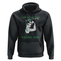 Liver Cancer Warrior Unbreakable Gift Hoodie Cancer Messed With The Wrong Girl