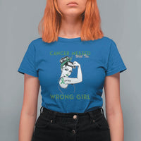 Liver Cancer Warrior Unbreakable Gift T Shirt For Women Cancer Messed With The Wrong Girl