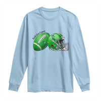 Liver Cancer Support Gift Long Sleeve Shirt October Tackle Cancer Football