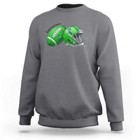Liver Cancer Support Gift Sweatshirt October Tackle Cancer Football