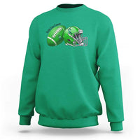 Liver Cancer Support Gift Sweatshirt October Tackle Cancer Football