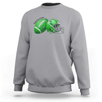 Liver Cancer Support Gift Sweatshirt October Tackle Cancer Football