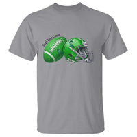 Liver Cancer Support Gift T Shirt October Tackle Cancer Football