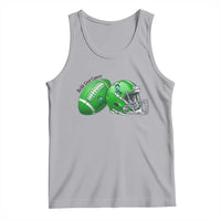 Liver Cancer Support Gift Tank Top October Tackle Cancer Football