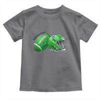 Liver Cancer Support Gift Toddler T Shirt October Tackle Cancer Football