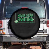 Liver Cancer Warrior Spare Tire Cover Never Stop Fighting Support Gift