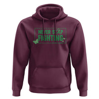 Liver Cancer Warrior Hoodie Never Stop Fighting Support Gift