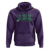 Liver Cancer Warrior Hoodie Never Stop Fighting Support Gift