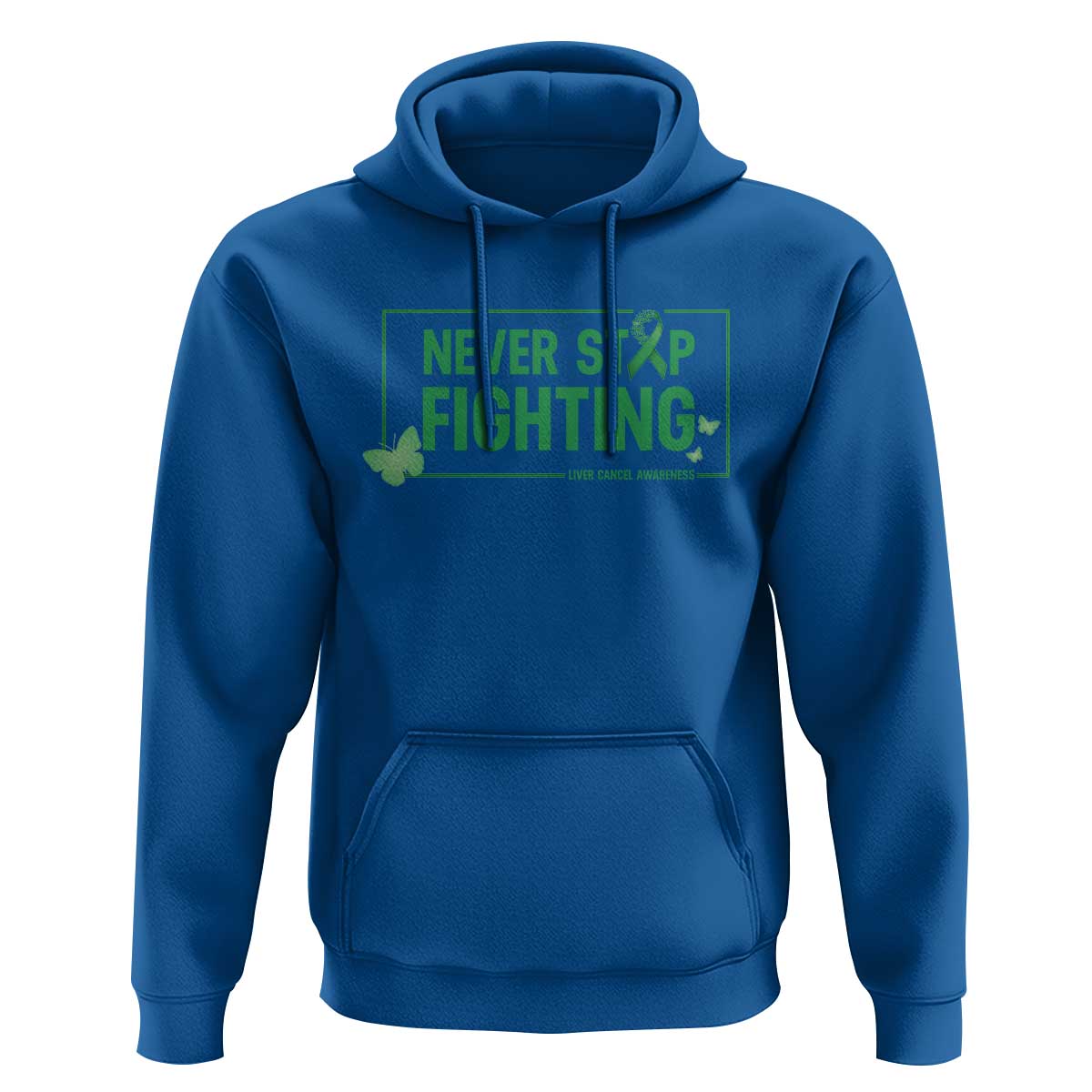 Liver Cancer Warrior Hoodie Never Stop Fighting Support Gift