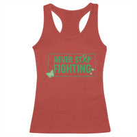 Liver Cancer Warrior Racerback Tank Top Never Stop Fighting Support Gift