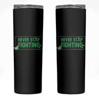 Liver Cancer Warrior Skinny Tumbler Never Stop Fighting Support Gift