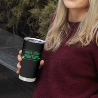 Liver Cancer Warrior Tumbler Cup Never Stop Fighting Support Gift