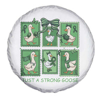 Funny Liver Cancer Warrior Support Gift Spare Tire Cover Just A Strong Goose