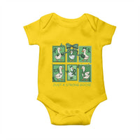 Funny Liver Cancer Warrior Support Gift Baby Onesie Just A Strong Goose