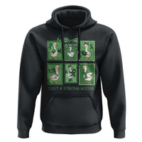 Funny Liver Cancer Warrior Support Gift Hoodie Just A Strong Goose