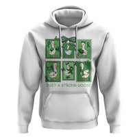 Funny Liver Cancer Warrior Support Gift Hoodie Just A Strong Goose