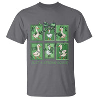 Funny Liver Cancer Warrior Support Gift T Shirt Just A Strong Goose