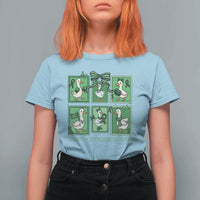 Funny Liver Cancer Warrior Support Gift T Shirt For Women Just A Strong Goose