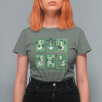Funny Liver Cancer Warrior Support Gift T Shirt For Women Just A Strong Goose