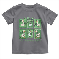 Funny Liver Cancer Warrior Support Gift Toddler T Shirt Just A Strong Goose