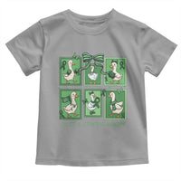 Funny Liver Cancer Warrior Support Gift Toddler T Shirt Just A Strong Goose