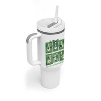 Funny Liver Cancer Warrior Support Gift Tumbler With Handle Just A Strong Goose