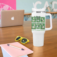 Funny Liver Cancer Warrior Support Gift Tumbler With Handle Just A Strong Goose