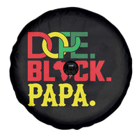 Dope Black Papa Spare Tire Cover Melanin King Fathers Day Gift